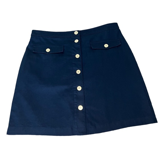 J.‎ Crew Lined Navy Skirt - Picture 1 of 6
